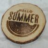 Set of 4 - Woodburned Coasters - Image 5