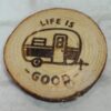 Set of 4 - Woodburned Coasters - Image 3