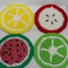 Set of 4 - Fruit Coasters