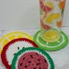Set of 4 - Fruit Coasters - Image 2