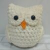 Off white crochet owl.