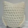 Off white crochet owl. - Image 2