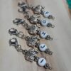 Crochet Hook Minders - Metal Elephant Beads