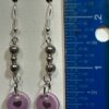 Metal Round Bead with Heart Earrings - Image 6