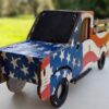 Americana Decor Wood Truck - Image 2
