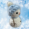 Blue Snowman amigurumi - Image 2