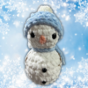 Blue Snowman amigurumi