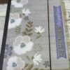 Altered Composition Notebook with Teal and Florals