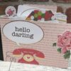 Adorable Half-Sized Composition Notebook with 'Hello Darling' Cover