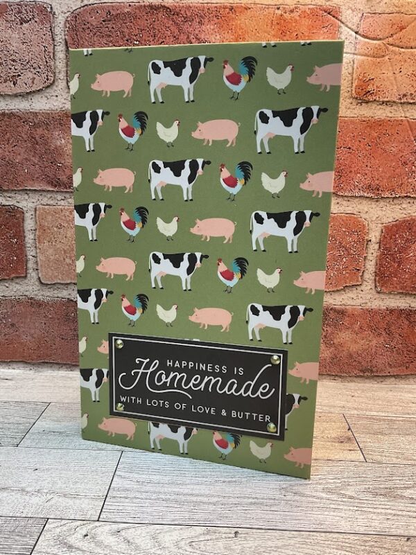 Farmhouse-Themed 5x7 Junior Legal Pad Holder