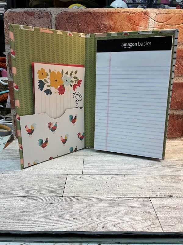 Farmhouse-Themed 5x7 Junior Legal Pad Holder - Image 2