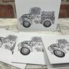 Zendoodle Classic Truck Blank Note Cards - Image 3