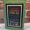 School-Themed Junior Legal Pad Holder (Chalkboard)