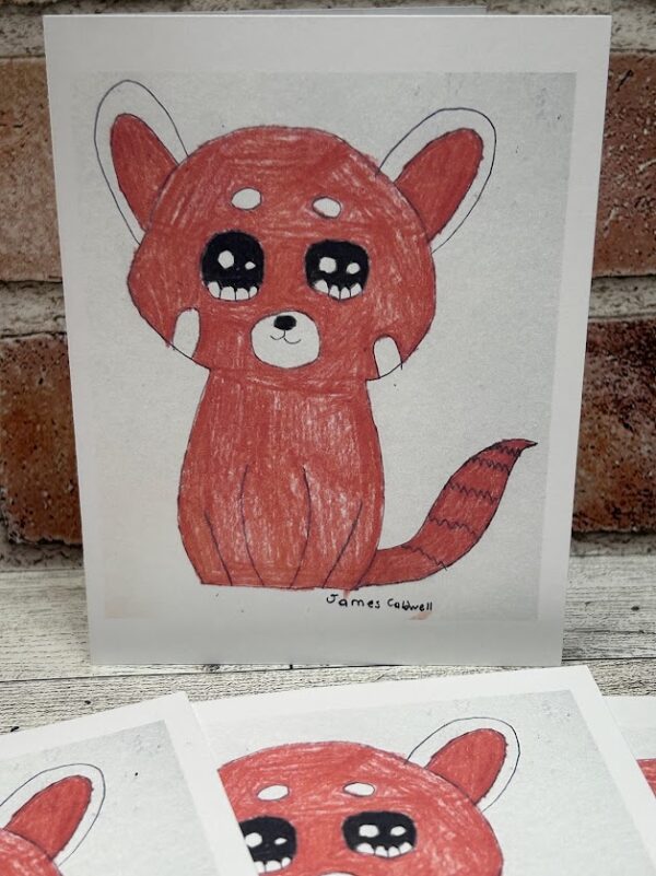 Red Panda Notecard Set (by Jay)