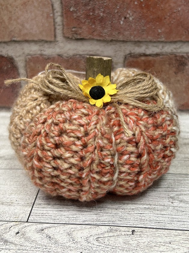 Crochet Pumpkin in Orange #2